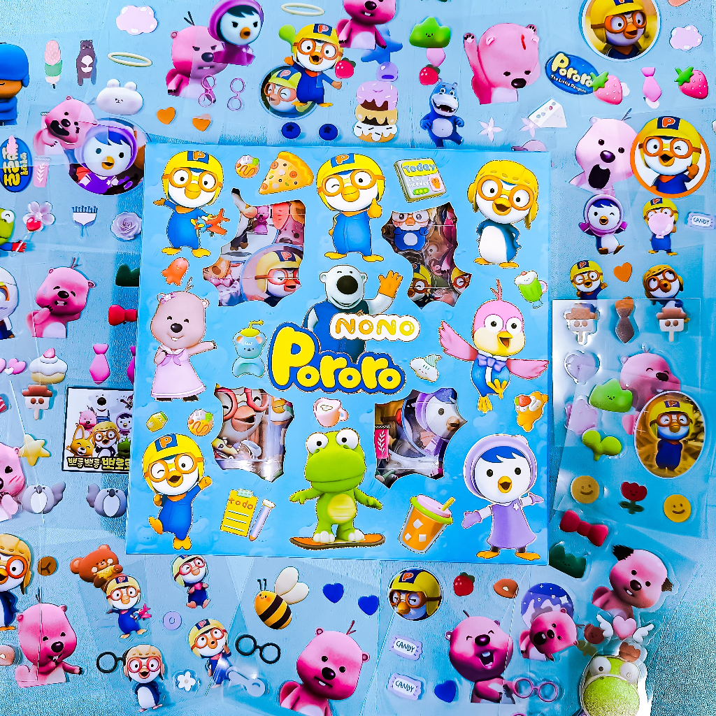 

Stiker Sticker Momo Nono & CICI DORAEMON / POKEMON / KERO KEROPI isi 100 lembar Bisa COD