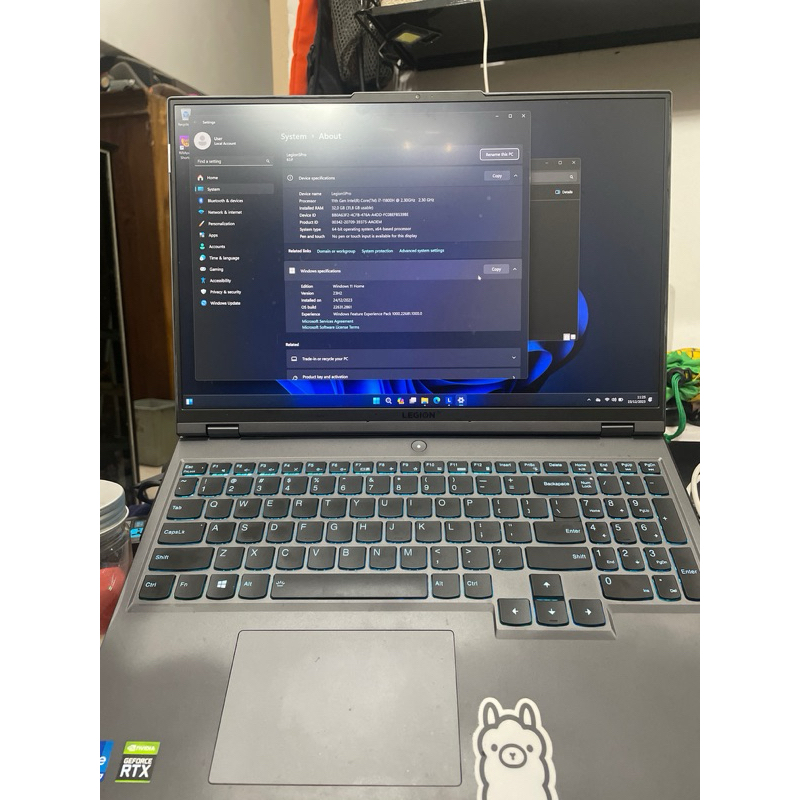 Lenovo Legion 5 Pro 16 i7 11800H 32GB 1TB SSD RTX 3050