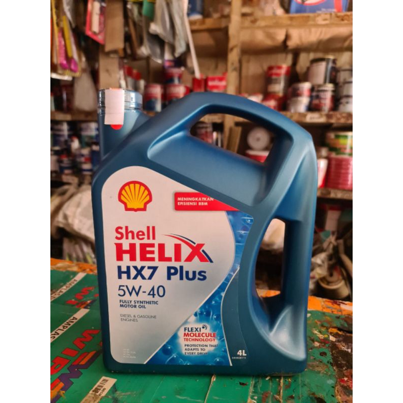 OLI SHELL HELIX HX7 PLUS 5W-40 4LITER