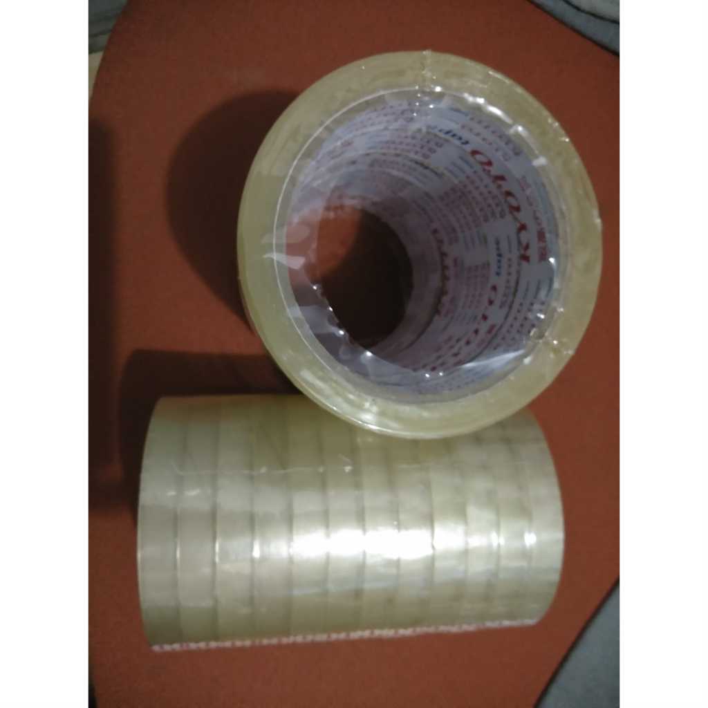 

Isolasi Selotip Bening 1/2 Inch (12 Roll)