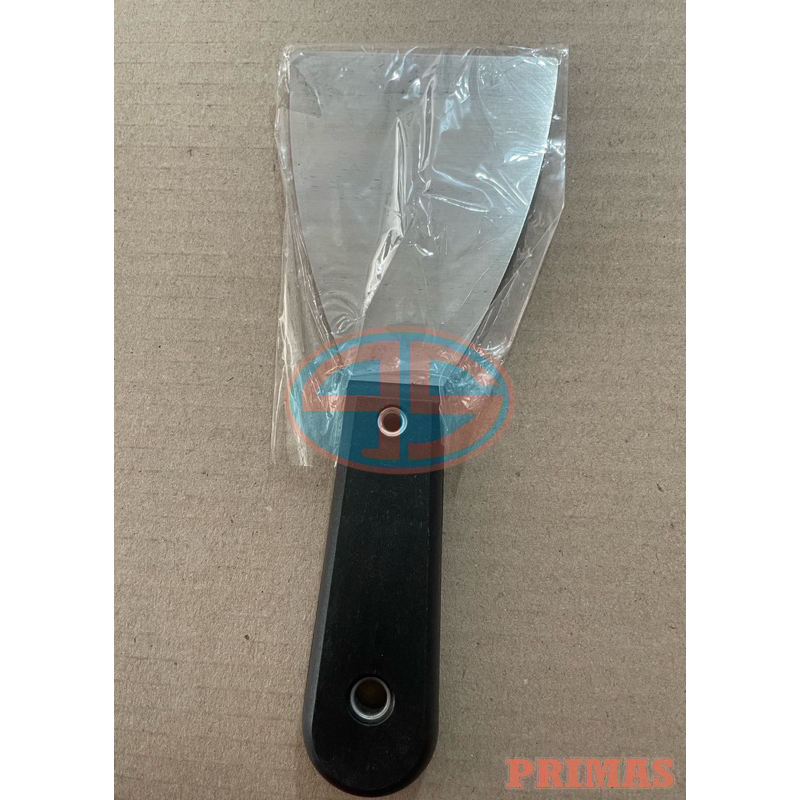 Kape Kerok Stainless Scraper Gagang Fiber 3 inch Alat Poles Lem Hpl