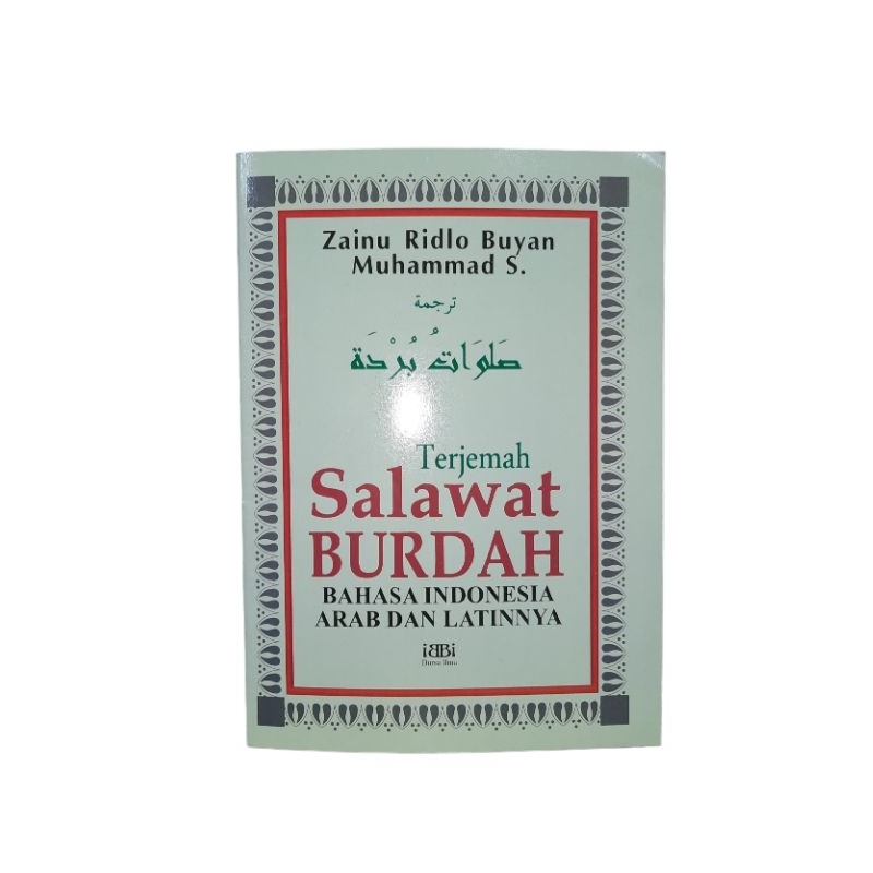 Terjemah Salawat Burdah Arab-Latin kertas hvs besar(buku tulis)