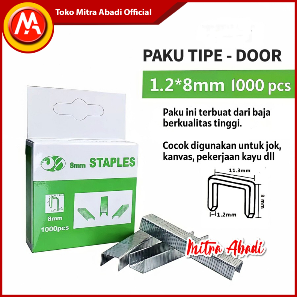 

Refill Isi Staples / Stapler Gun Tacker Tembak 3 IN 1 SERBAGUNA