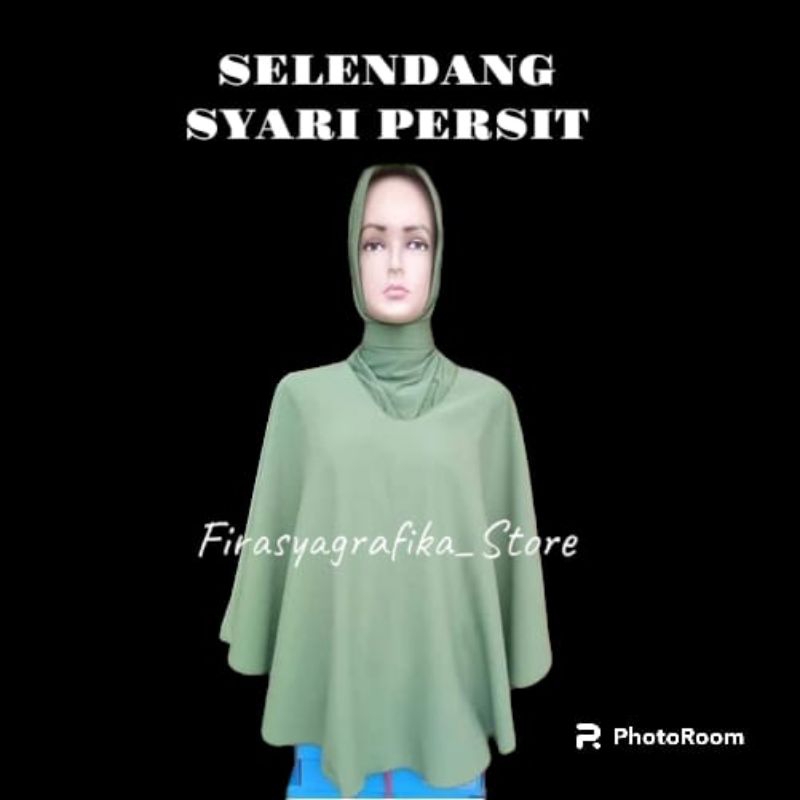 selendang syari jumbo persit dharma wanita psh psr ykb bhayangkari