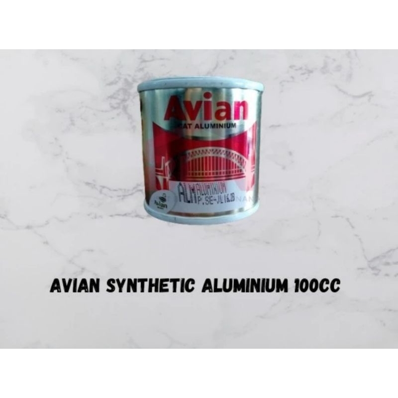 Cat Besi dan Plastik Avian 100 cc Alumunium Silver Chrome Perak 100cc