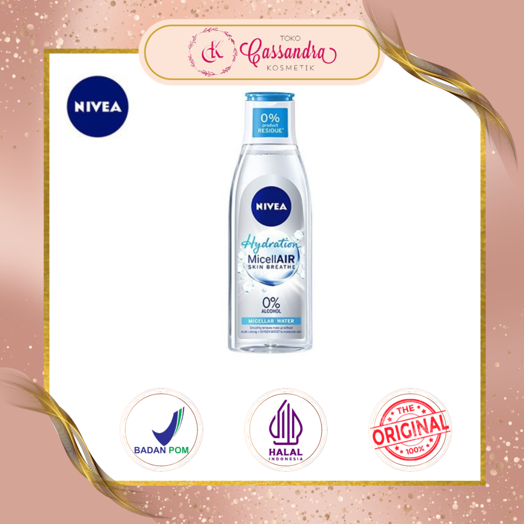 NIVEA MICELLAR WATER HYDRATION BIRU 125ML