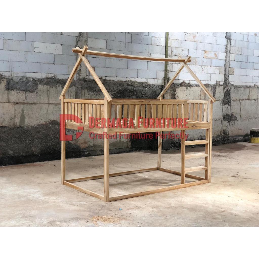 PRE ORDER DIPAN ANAK TINGKAT KAYU JATI SOFA KURSI PELAMINAN DEKORASI TERAS RUMAH MAKAN CAFE VILA HOT