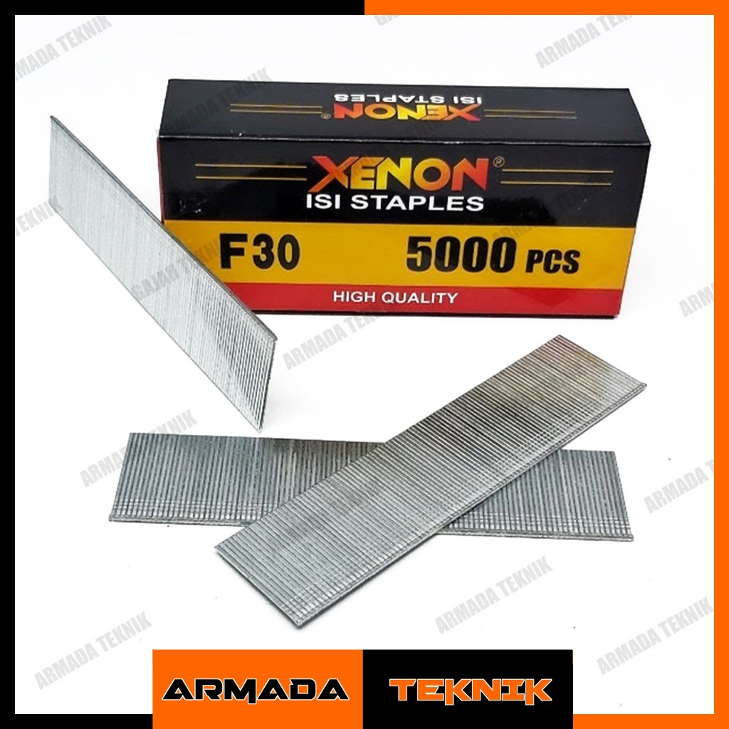 

Xenon Isi Staples Mesin Paku Tembak F30 - Refill Air Nailer Stapler