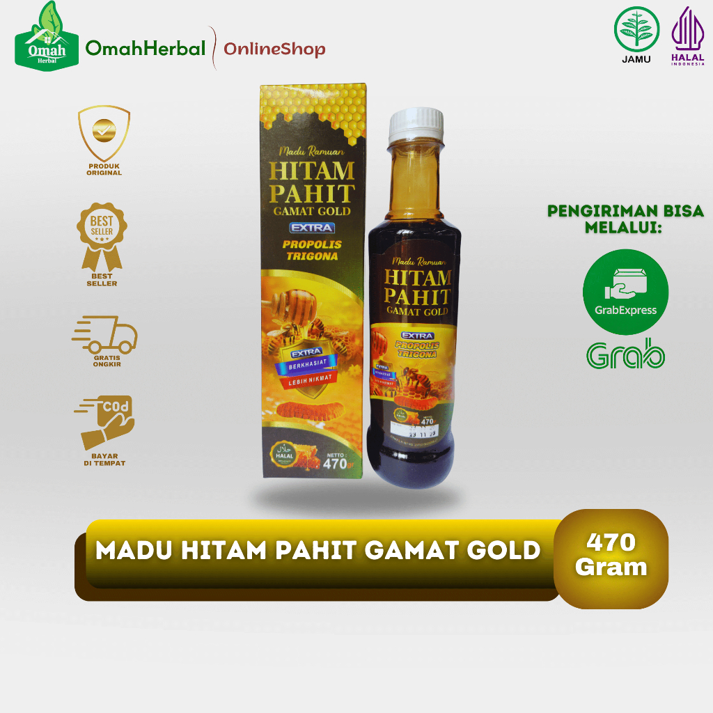 

Madu Hitam Pahit Zahira Plus Sambiloto Dan Daun Bidara 470 gr Original