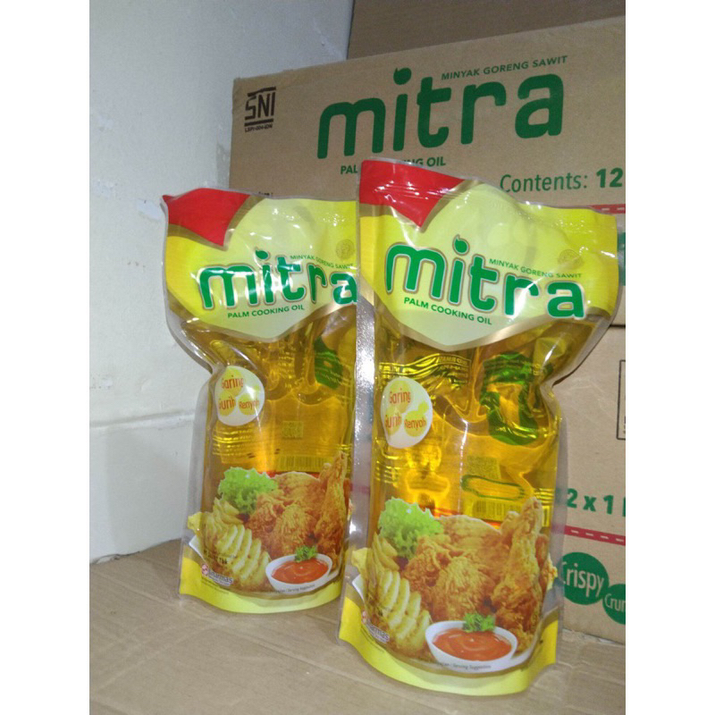 MINYAK MITRA KARTONAN 1 LITER (12PCS)(ke akun sucdidi.id)