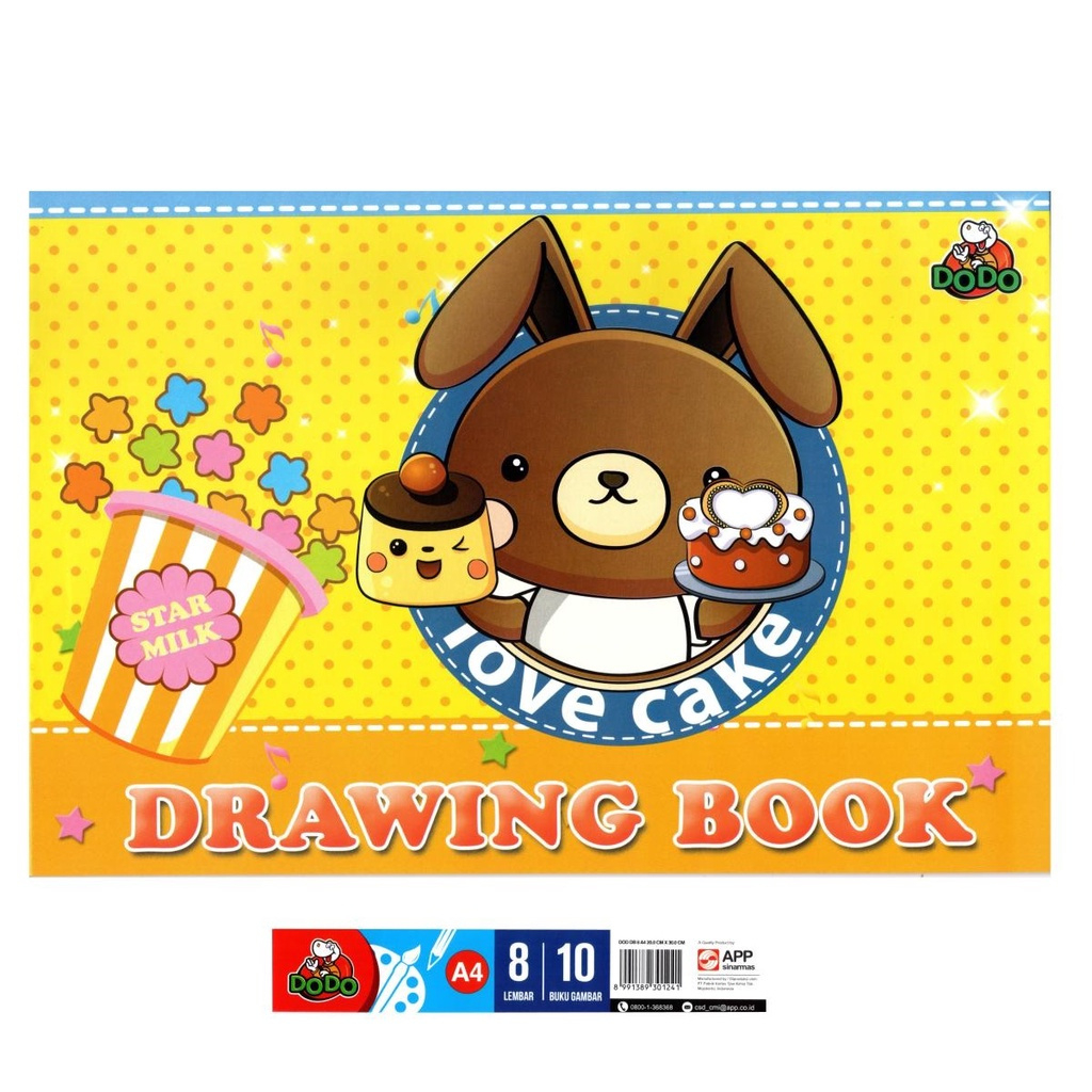 

BUKU GAMBAR / DRAWING BOOK A4 DODO