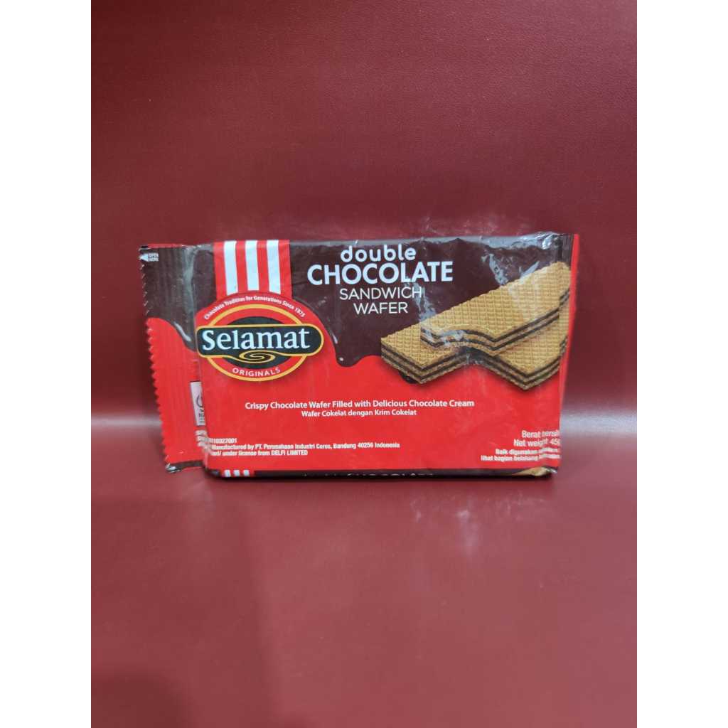 

Selamat Double Chocolate Sandwich Wafer 45gr