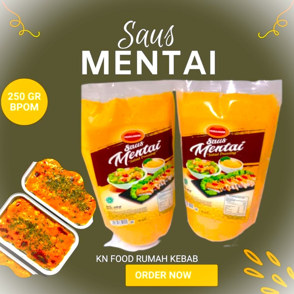 

SAUS MENTAI / SAUS MENTAI PRIMA AGUNG KEMASAN 250 GR.