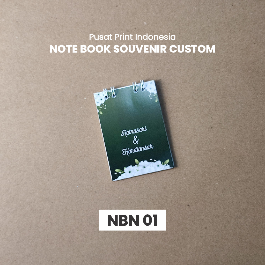 

Notebook Custom Souvenir pernikahan, ulang tahun, event dan lainya NBN (Minimal order 15 pcs)