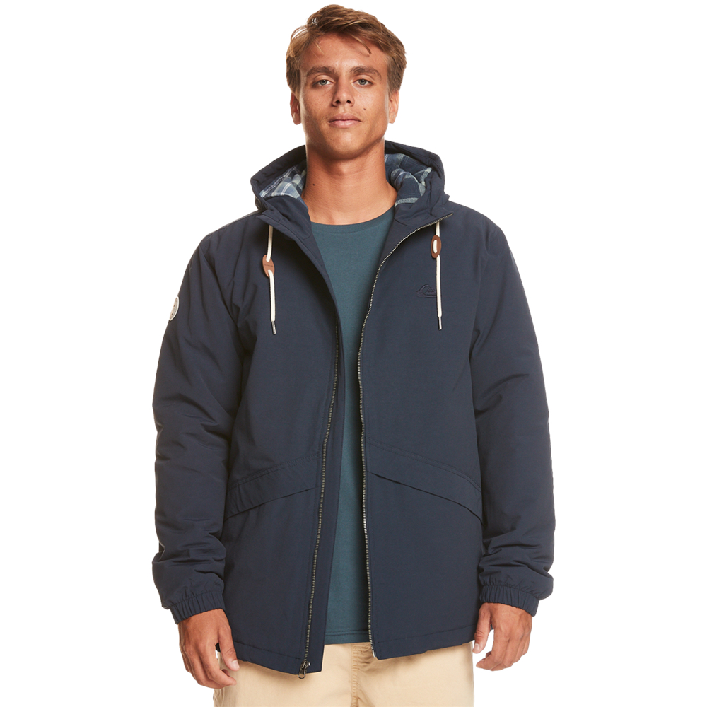 Quiksilver Lochhill Jacket in Navy Jacket Original Quicksilver Puffer windproof anti angin anti air 
