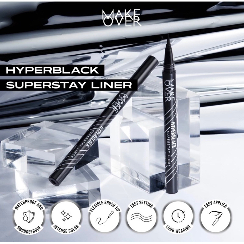 Make over hyperblack superstay liner / EYELINER SPIDOL/ waterproof