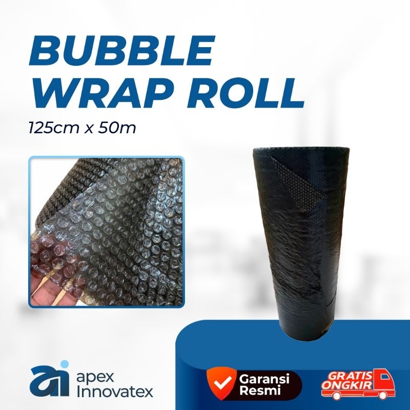 

Plastik Packing Bubble Wrap Roll 125cm x 50m