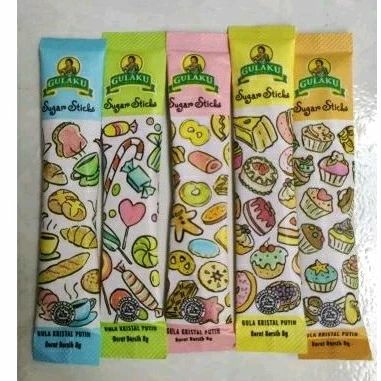 

Gula Pasir Putih Gulaku Kemasan Stick 10 pcs (8gr)