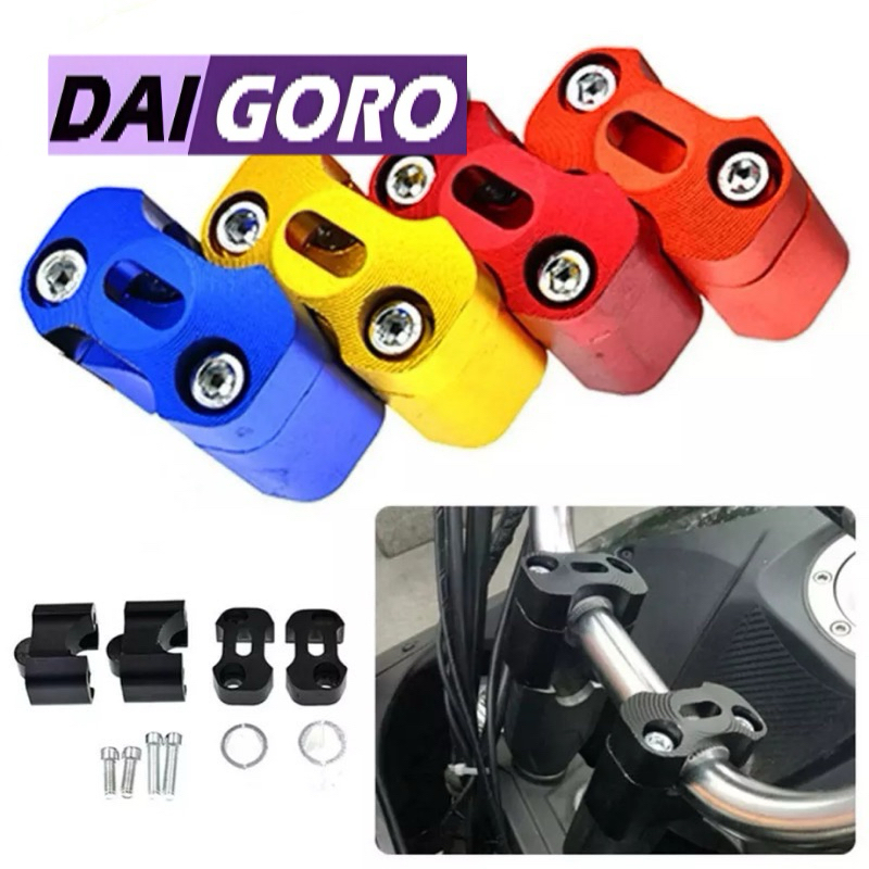 Raiser Stang / Peninggi Stang Full Cnc Motor Vixion Rx king Ninja Megapro Dll