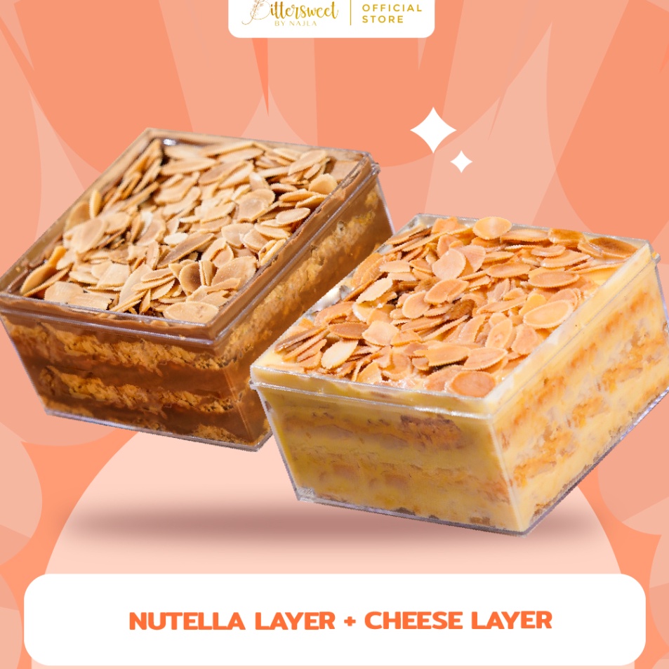 

Best Produk Bittersweet by Najla Choco Hazelnut Layer Cheese Layer
