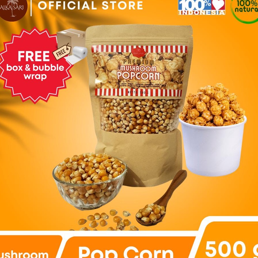 

TIPE XXM39 Jagung Popcorn Jumbo Mushroom Asli Premium Alka Sari 5 gram