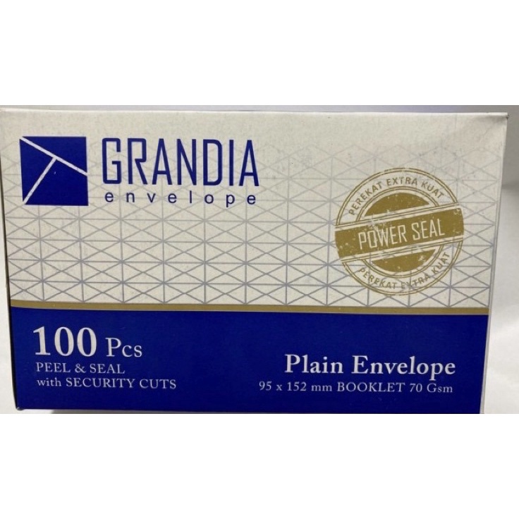 

amplop grandia putih bukan paper line