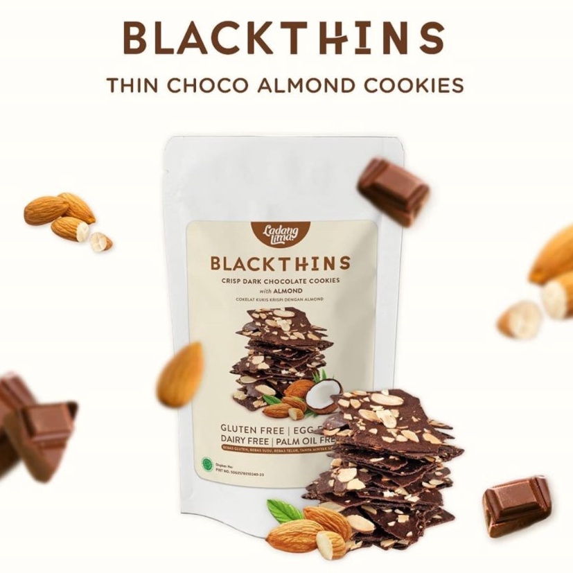 

Ready Ladang Lima Blackthins Cookies 1gr Murah