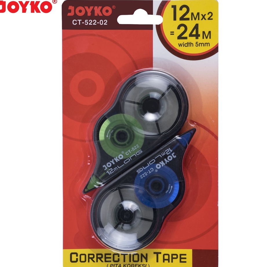 

Diskon Correction Tape Pita Koreksi Joyko CT5222 1 Set 2 Pcs