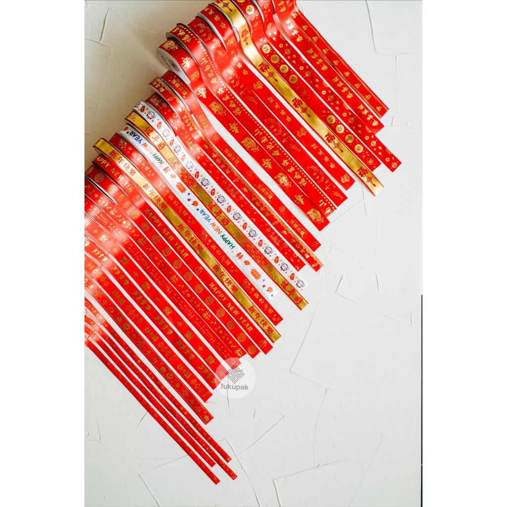 

Pita Imlek Sincia CNY Ribbon TERMURAH (1 rol)