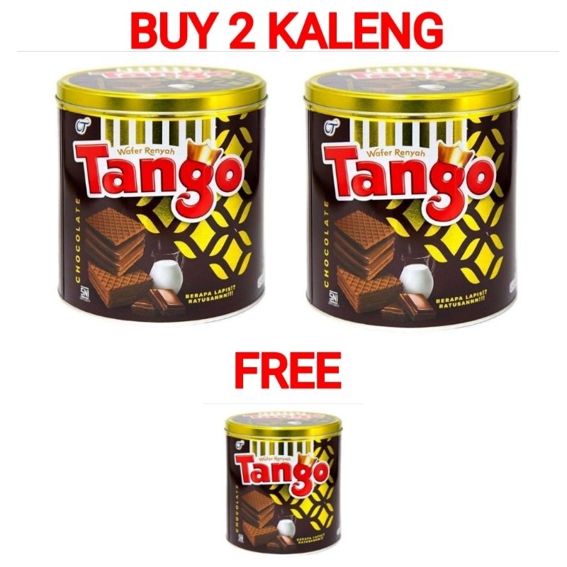 

EXPIRED 2026 BELI 2 GRATIS 1 WAFER TANGO COKELAT KALENG 240 GRAM