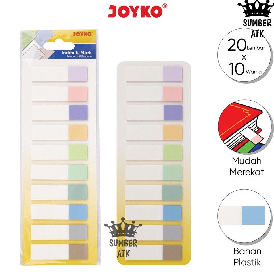 

Bestseller Index Mark Penanda Pembatas Joyko IM61 Plastik