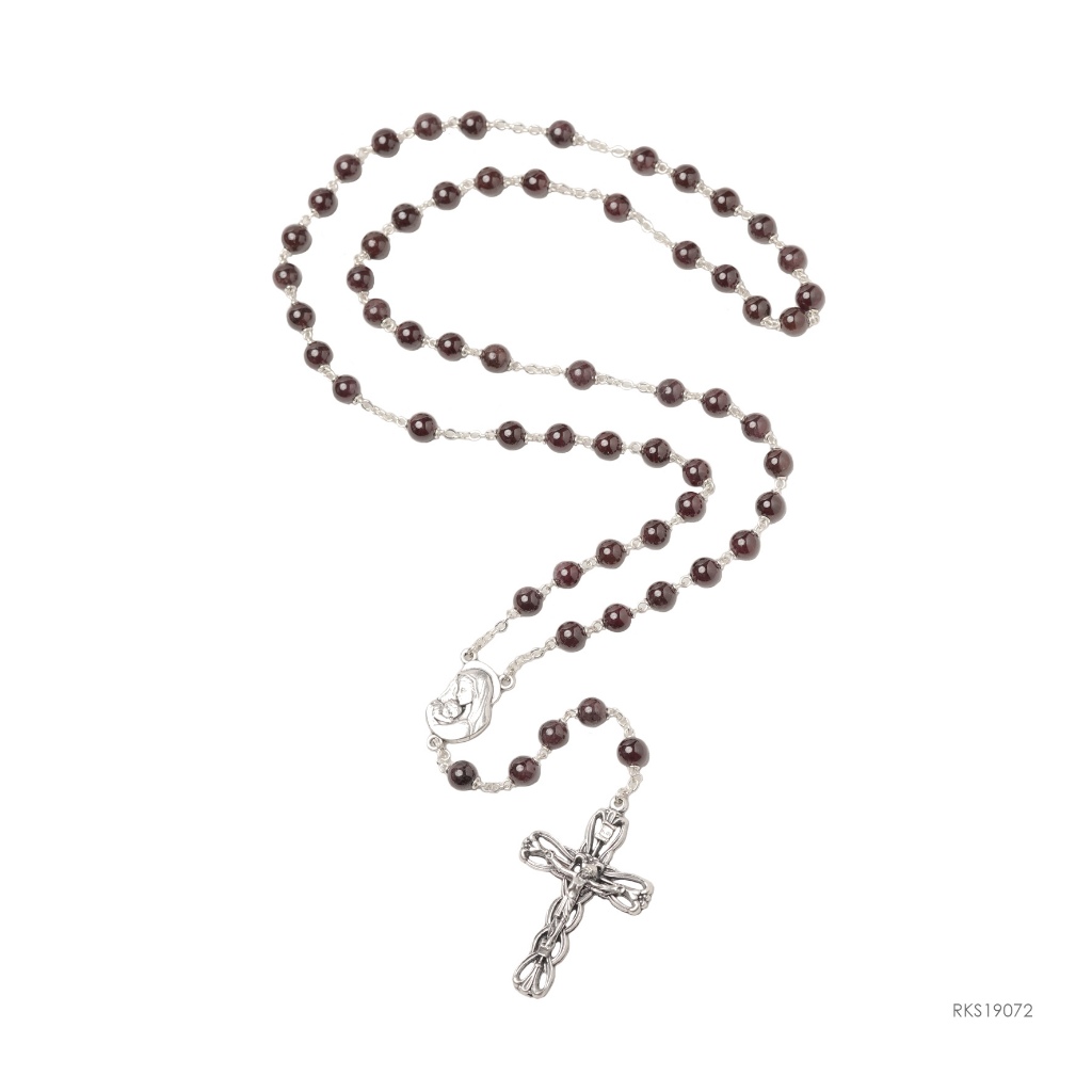 Rosario Batu Garnet 6mm Italy