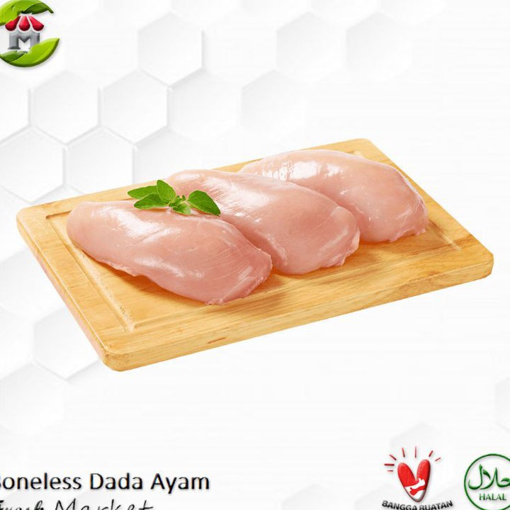 

Boneless Dada Ayam Fillet 1 Kg