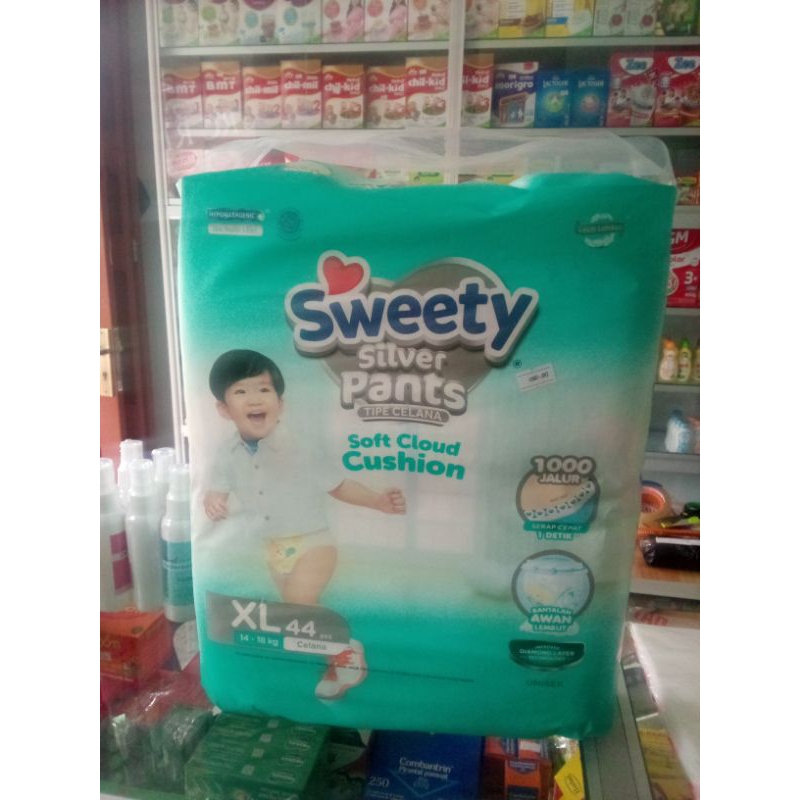SWEETY SILVER PANTS PAMPERS