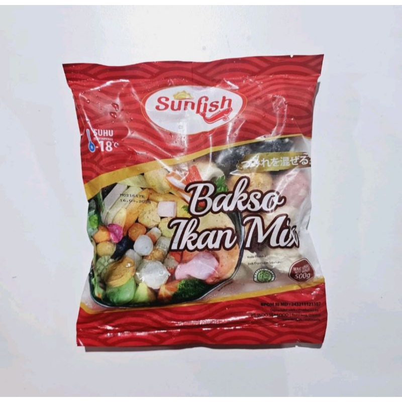 

SUNFISH BASO IKAN MIX STEAMBOAT 500g