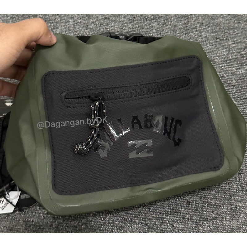 Tas Billabong Waist & Sling Bag Original 100% Black Army Green
