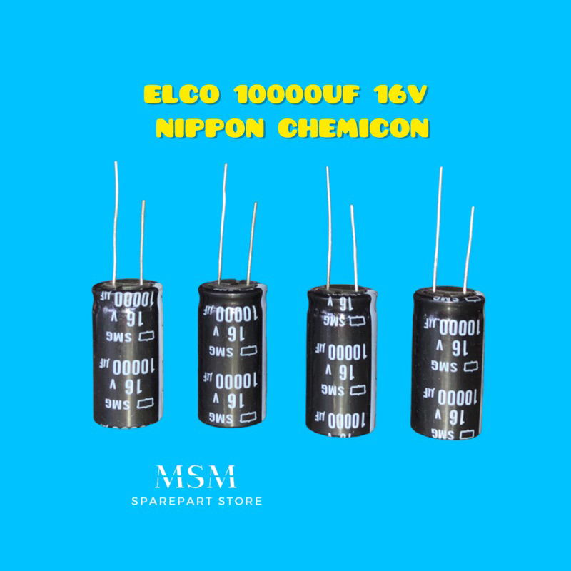ELCO 10000UF 16V NIPPON CHEMICON