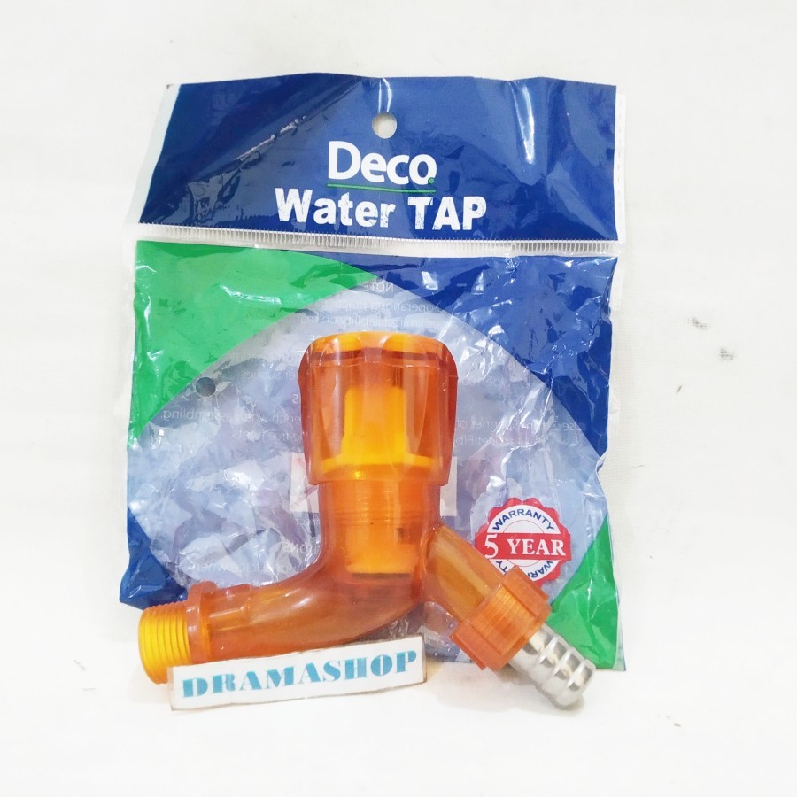 Kran Keran Air Plastik 1/2" 1/2 Inch Kualitas Super