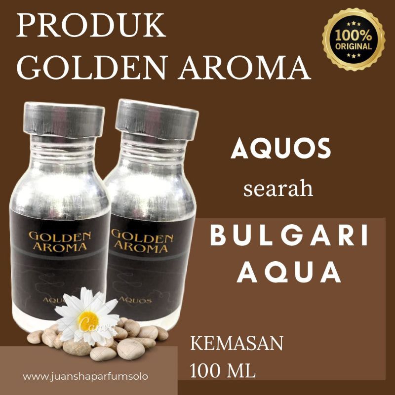 AQUOS SEARAH BULGARI AQUA 100ML SEGEL BY GOLDEN AROMA