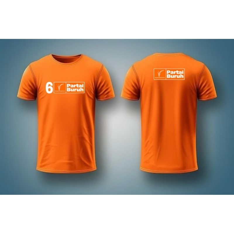 KAOS PARTAI BURUH/KAOS PARTAI/KAOS LOGO NEW