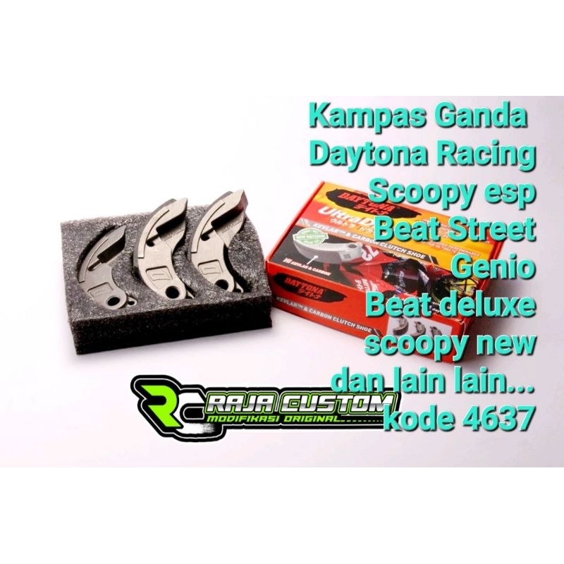 Kampas ganda otomatis beat street scoopy fi esp beat deluxe genio scoopy new 2021/2023 daytona