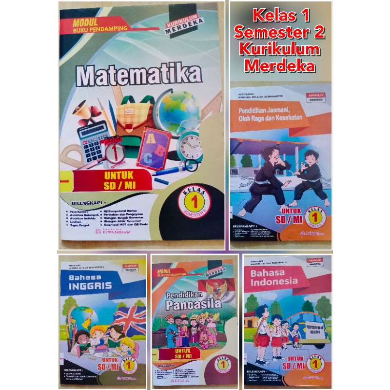LKS SD 1 Kurikulum Merdeka Semester 2 Modul Pendamping Putra Angkasa SD/MI Kelas 1