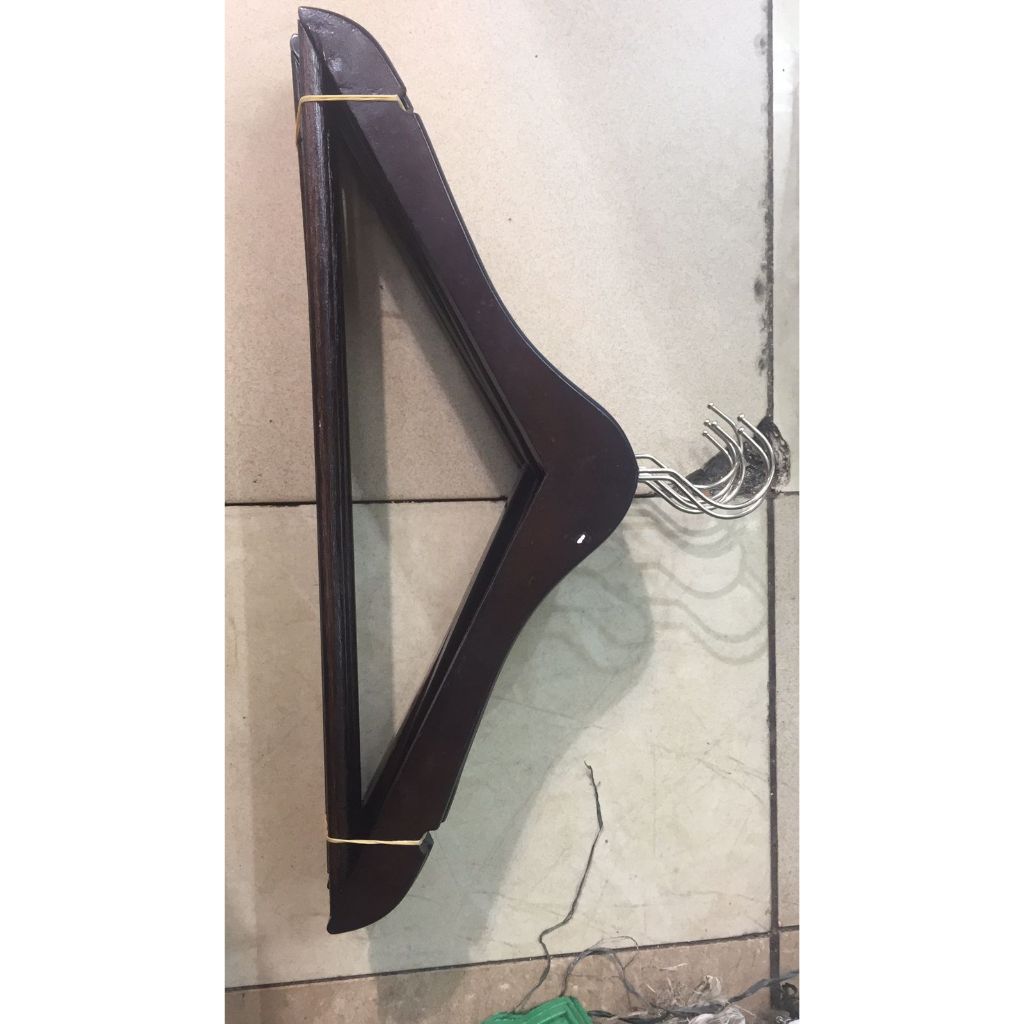 Hanger Kayu Palang Dewasa (Wood) warna Natural / Hanger Kayu