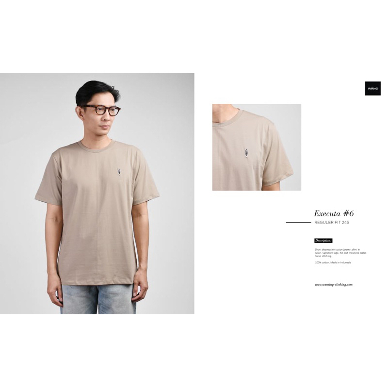 kaos polos warning | wrng clothing