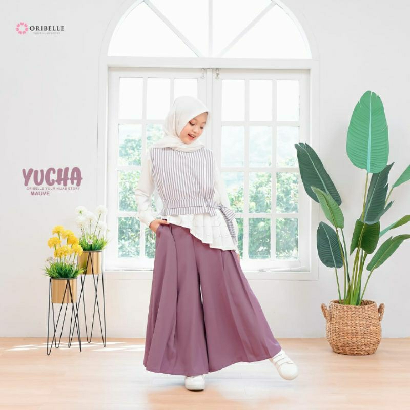 COD BAJU STELAN ANAK PEREMPUAN UMUR 9 -10 -11-12-13 TAHUN YUCHA KIDS ONE SET ANAK REMAJA TANGGUNG BA