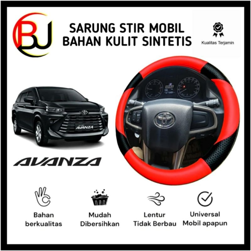 Sarung Stir Mobil Avanza , Cover Stir Mobil Avanza , Sarung Stir Minibus