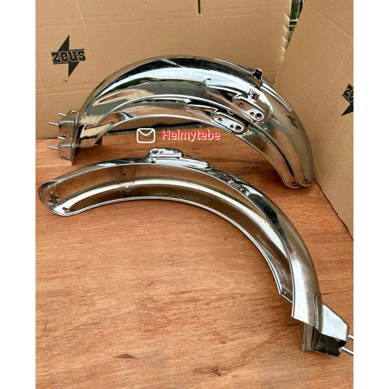 Spakbor slebor cb125 cb100 helibars zeus import detail original / slebor cb zeus helibars full pres 