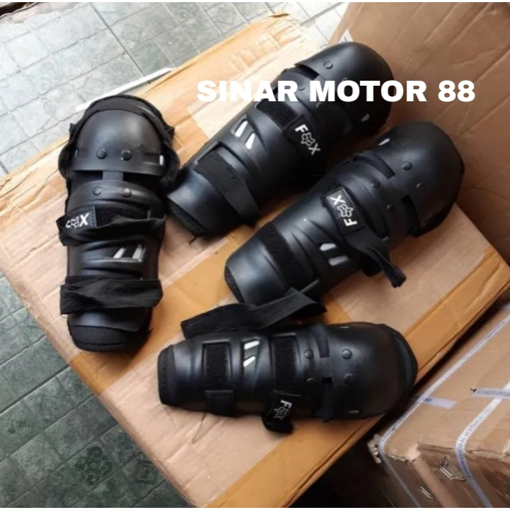 FOX Deker Lutut Motor - Pengaman Lutut Motor - Dekker Decker Protektor Pelindung Lutut Siku Motor