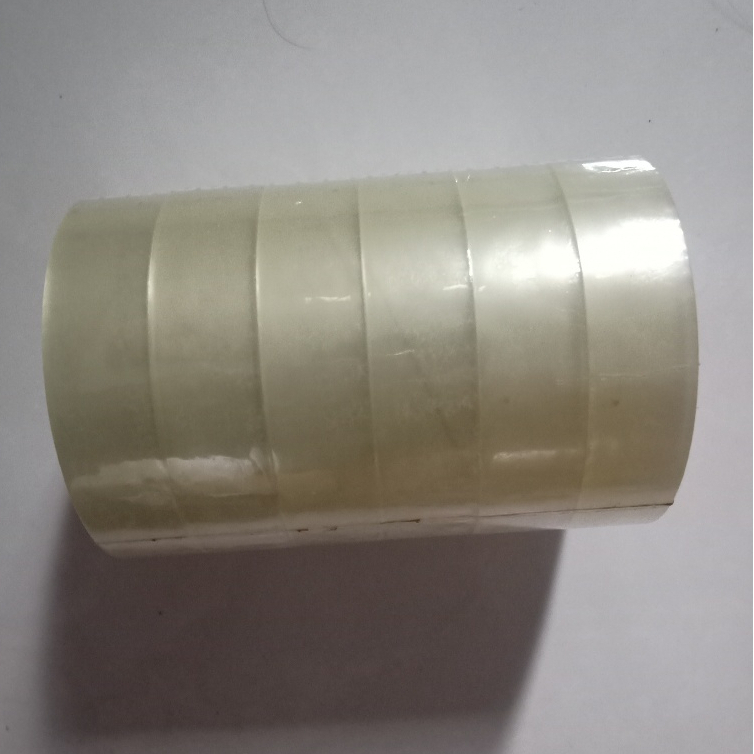 

Selotip/Isolasi Bening 1 Inch OPP Merk Luve Tape Produk Premium