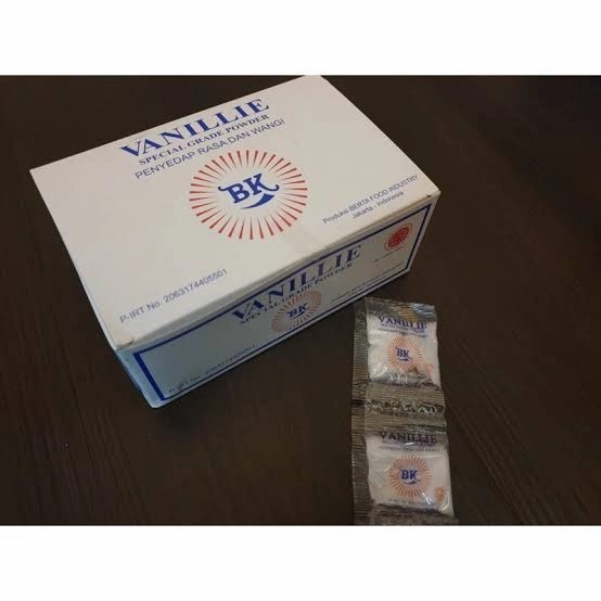 

Vanillie Vanili Vanilla Wangi BW Bubuk 1 Pak Isi 100 Sachet